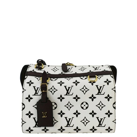 Louis Vuitton  Speedy Amazon PM Monogram Canvas Crossbody Bag White Chocolate - Picture 5 of 14